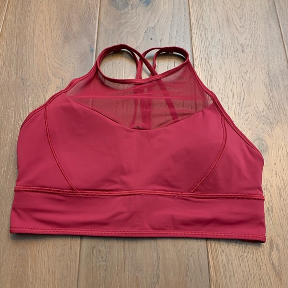 Lululemon Star Ruby Wake & Train Long Line Bra size 8 - Picture 4 of 7
